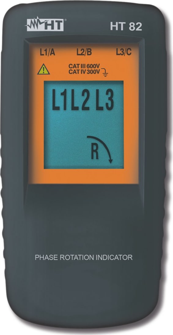 HT Instruments HT82 Portable Digital Phase Sequence Indicator