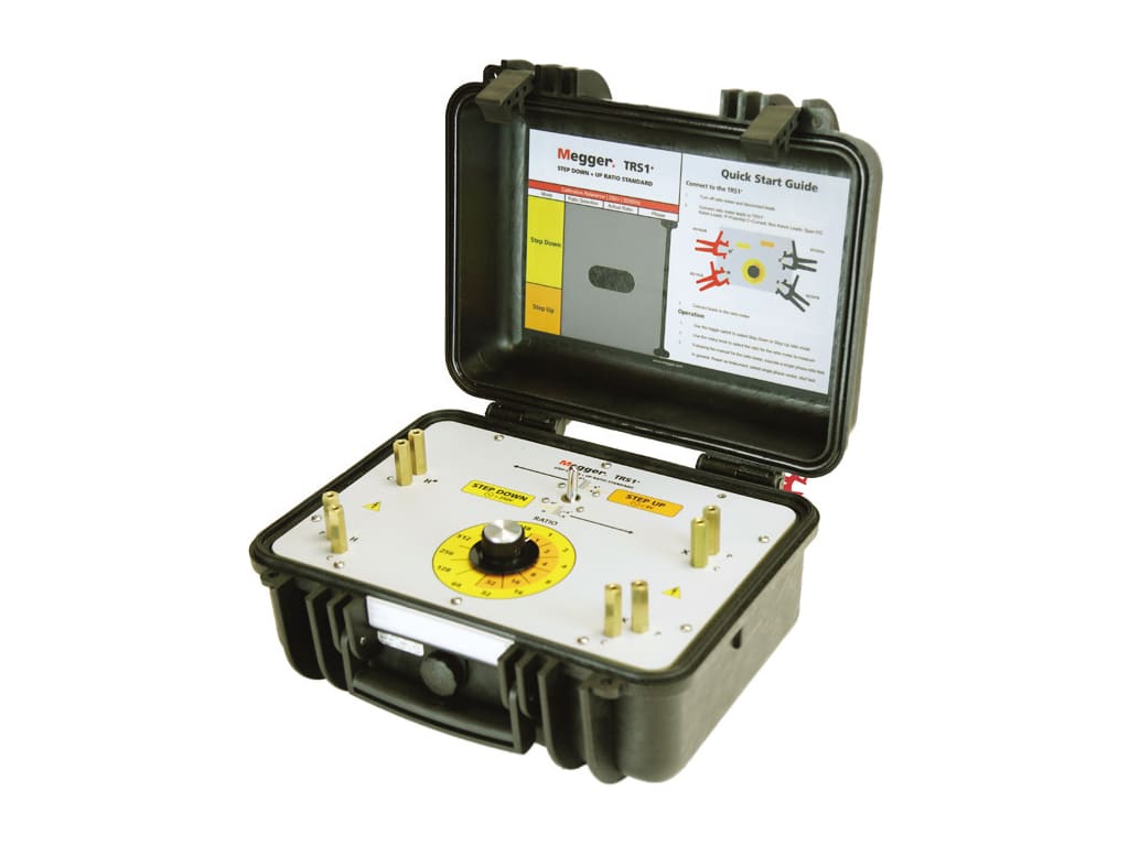 Megger TRS1PLUS Transformer Ratio Standard: Step up and Step down