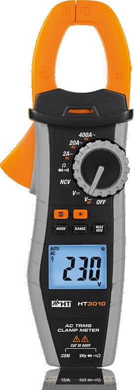 HT Instruments HT3010 TRMS Clamp Meter for AC 400A Current